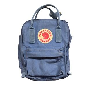 Fjallraven Kanken Mini Blue Backpack Daypack Vinylon F 23561